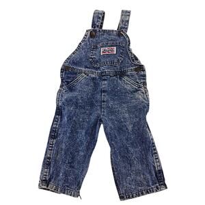Vintage 90’s Kids Outdoor Chore Liberty Denim Jean Overalls Baby Boy 12 mo 3481